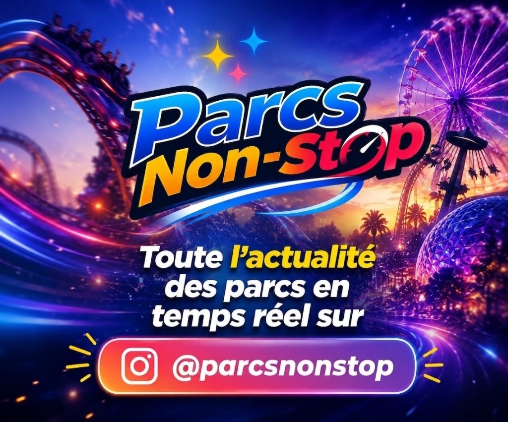 Rejoignez-nous sur Instagram ! Parcs Non-Stop