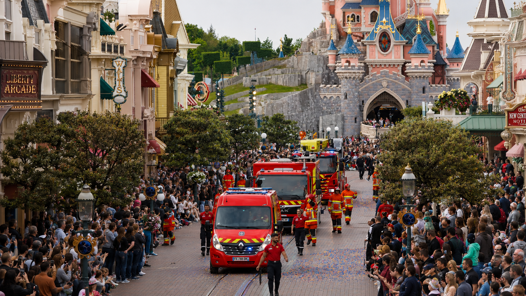 Les pompiers de Disneyland Paris en renfort sur l'incendie de Fontainebleau