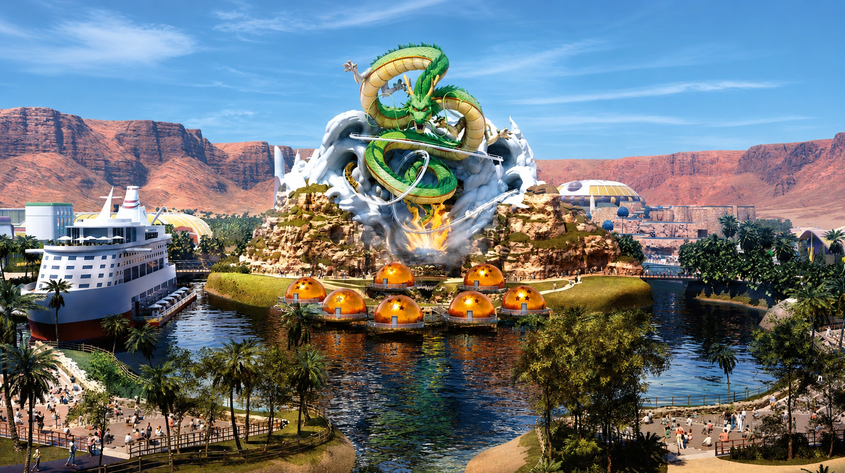 Un parc Dragon Ball pourrait s'installer sur l'ancien parc Mirapolis !