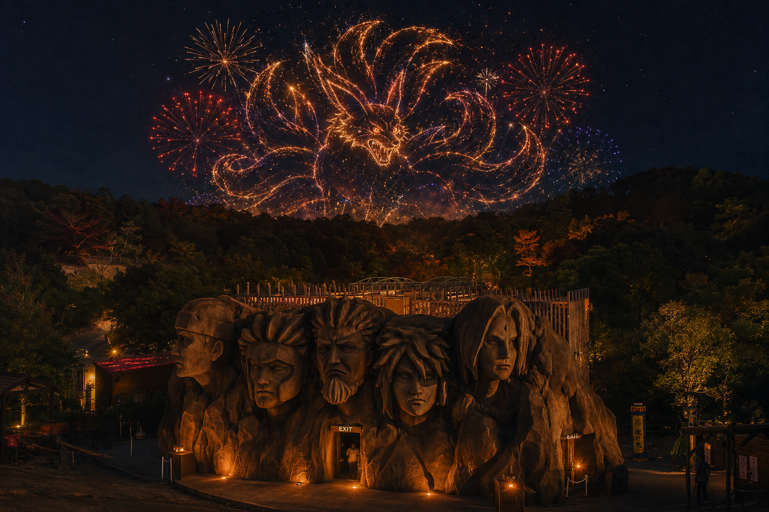 Le Parc Spirou annule son tout premier show nocturne Naruto !