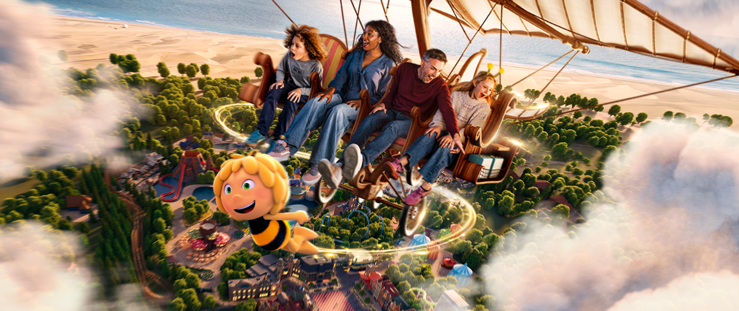 Plopsaland Belgium : Un Cinéma volant Maya L'Abeille ouvrira en 2027
